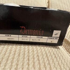 DEMONIA Goth skull Mary Jane shoes Emily-222